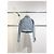 Giacca in denim Givenchy 4G monogramma jacquard Multicolore - vista 5