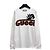 Gucci SS23 Baumwoll-Langarmshirt Weiß Mehrfarben