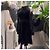 Autre Marque Dior Kleid aus Samt Navy Blau Marineblau - Ansicht 4