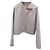 Abrigo Hermès de cashmere beige talla 38