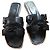 Sandalias Hermès Oran de cuero negro