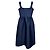 Autre Marque Dior Kleid aus Wolle Navy Blau Marineblau