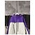 Autre Marque Giacca da sci Burton AK457 Viola Bianco M Multicolore - vista 3