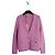 Miu Miu Strickjacke aus rosa Teddy-Kaschmir Mehrfarben