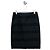 Max Mara Bleistiftrock Schwarz Dunkelgrüner Farbverlauf Polyester IT40 Mehrfarben