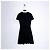 Vestido Princesa Corte Sirena Miu Miu de Gasa Negro Multicolor - vista 2