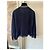 Chanel Strickjacke aus Kaschmir Navy Blau Marineblau - Ansicht 2