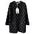 Abrigo Chanel de cashmere negro talla 34