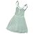 Chanel Baumwollkleid Mehrfarbig Größe 38 Mehrfarben