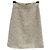 Gonna Chanel in lino beige