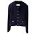 Chaqueta de lana negra Céline Negro