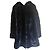 Autre Marque Dior Mantel aus Nerz Navy Marineblau