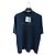 Camicia Balenciaga Navy in cotone con logo Multicolore