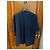 Camicia Balenciaga Navy in cotone con logo Multicolore - vista 2