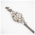 Colar Chanel Coco Mark com strass Prata Dourado - vista 9