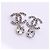 Chanel Coco Mark Tropfenohrringe mit Strass Silber - Ansicht 9