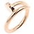 Anello a fascia Cartier Juste un Clou in oro rosa 18K D'oro