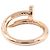 Anello a fascia Cartier Juste un Clou in oro rosa 18K D'oro - vista 3