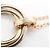 Collar Cartier Trinity Dorado - vista 4