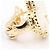 Van Cleef & Arpels Vintage Alhambra Ohrringe Weiß Golden - Ansicht 4