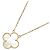 Collana Van Cleef & Arpels Vintage Alhambra in madreperla Bianco D'oro