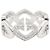 Anello Cartier C Heart Diamante Bianco - vista 2