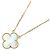 Collana Van Cleef & Arpels Vintage Alhambra in madreperla Bianco D'oro