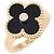 Anello Van Cleef & Arpels Vintage Alhambra in oro giallo 18K Nero D'oro