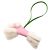 Charm Buddy Hermès in agnello rosa verde bianco Verde chiaro