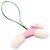 Charm Buddy Hermès in agnello rosa verde bianco Verde chiaro - vista 2