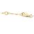 Pulsera Sweet Alhambra Van Cleef & Arpels Blanco Dorado - vista 5