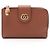 Gucci Bamboo Double G Medium Wallet Brown