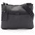 Fendi Zucca Schultertasche aus schwarzem beschichtetem Canvas