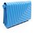 Borsa Balenciaga CAR FLAP BAG Blu - vista 2