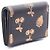 Cartera bi-fold Gucci Petite Marmont GG Fruit Pattern Negro Dorado - vista 2