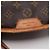 Borsa a tracolla Louis Vuitton Menilmontant MM Monogram Marrone - vista 12