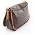 Borsa a tracolla Louis Vuitton Menilmontant MM Monogram Marrone - vista 2