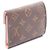 Louis Vuitton Portefeuille Victorine Tri-fold Wallet Marrone Rosa - vista 2