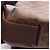 Bolsa de Ombro Louis Vuitton Brooklyn PM Marrom Damier ebene - vista 10