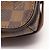 Bolsa de Ombro Louis Vuitton Brooklyn PM Marrom Damier ebene - vista 8