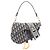 Borsa Christian Dior Dior Saddle Bag Crudo Blu navy