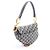 Borsa Saddle Christian Dior Crudo Blu navy - vista 2