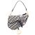 Borsa Dior Saddle Christian Dior Beige Blu navy