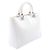 Christian Dior Lady Dior Borsa Large 2-Way Bianco - vista 2