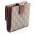 Gucci GG Supreme W-Hook Geldbörse Braun Beige - Ansicht 2