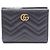 Cartera bi-fold Gucci GG Marmont Negro