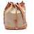 Céline Celine Macadam Schultertasche Braun Beige
