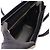 Céline Borsa Tote Celine Luggage Micro Shopper Nero Beige Crudo - vista 3