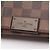 Borsa a tracolla Louis Vuitton District MM Damier Ebene Marrone - vista 10
