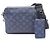 Bolsa Louis Vuitton Duo Messenger Monogram Shadow Azul marinho